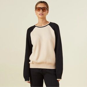Monrow Supersoft Color Block Sweater